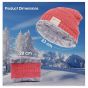 Allextreme Winter Beanie Cap Scarf Set Soft & Comfortable Thick Knitted Neck Warmer Biker Rider Climbing Sports Accessory for Men & Women