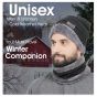 Allextreme Winter Beanie Cap Scarf Set Soft & Comfortable Thick Knitted Neck Warmer Biker Rider Climbing Sports Accessory for Men & Women