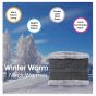 Allextreme Winter Beanie Cap Scarf Set Soft & Comfortable Thick Knitted Neck Warmer Biker Rider Climbing Sports Accessory for Men & Women