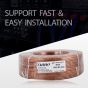 AllExtreme 40/36 TPW (TP) Speaker Wire True Spec And Soft Touch Speaker Audio Cable for Car, Stereos, Home Theater (Copper, 90 Mtrs)