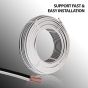 AllExtreme 16 Awg TPW (RD/FT) Speaker Wire for Home Audio System High-Performance Copper Wire with PVC Finishing, (90 Mtrs)