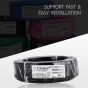 Allextreme 24AWG (3+1) Pure Copper CCTV Camera Cable for Transmitting Undistorted High-Speed Audio & Video Signals (90 Mtr)