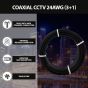 Allextreme Copper CCTV Camera Cable for Transmitting Undistorted High-Speed Audio & Video Signals (30 Mtrs)