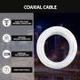 Allextreme HD camera Coaxial CCTV Cable for Security Camera System Signal for CCTV Surveillance Camera (15 Mtr)