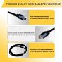 Allextreme HDMI Cable 2.0 for HD Quality Video Compatible with Computers Laptops TV Projectors AVR (10 Mtrs, Black)