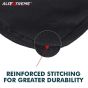 Allextreme EXNOB1 Nylon Universal Car Auto Seat Back Multi Pocket Organizer Bag for Mobile, Bottle, Map, Magazines and Umbrella Storage (Black)