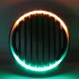 AllExtreme EXSTC1T 7 Inch PVC Headlight Grill Cover Bike with DRL LED Light for Motorcycle (Tricolor)