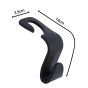 AllExtreme EXHO02 Car Backseat Headrest Hook/Hanger Universal Durable Car Organiser Space Saver for Handbag, Wallets, Grocery Bags (Black, Pack of 4)