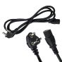 Allextreme Computer Cable CPU Power Cable Cord for Desktop PC, Monitor, SMPS, and Printer Long-lasting 0.5 Sqmm (1.8 Mtr)