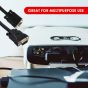 Allextreme Male to Male High Performance 15 Pin VGA Cable with Low Noise Support PC/Monitor/LCD/LED, Plasma, Projector (5 Mtrs)