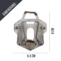 AllExtreme Motorcycle Kickstand Pad Extender CNC Foot Side Stand Enlarger Extension Pad Support Plate for Outdoor Parking Compatible with Royal Enfield Himalayan