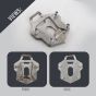 AllExtreme Motorcycle Kickstand Pad Extender CNC Foot Side Stand Enlarger Extension Pad Support Plate for Outdoor Parking Compatible with Royal Enfield Himalayan