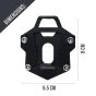AllExtreme ALL-STD005 Bike Stand Extender Pad CNC Foot Side Kickstand Enlarger Extension Compact Support Plate Compatible with Royal Enfield Himalayan