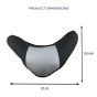 Allextreme PU Leather Car Neck Rest Pillows Headrest Cushions Set for all Cars Travel Seat (2 PCS)