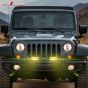 Allextreme EX24F1Y 5 Inch CREE Fog Light 24 LED Cube Waterproof Flood Lamp for Cars Truck SUV and Motorcycle (72W, Yellow Light)
