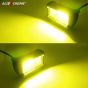 Allextreme EX24F1Y 5 Inch CREE Fog Light 24 LED Cube Waterproof Flood Lamp for Cars Truck SUV and Motorcycle (72W, Yellow Light)