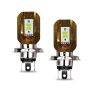 Allextreme H4 Projector LED Headlight Bulb White CREE LED Driving DRL Light for Motorcycle, Car|Truck|ScooterATV (9W, Pack of 2)