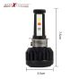 Allextreme Driving Headlamp Conversion Kit with H4 LED Chips with High/Low Beam for SUVs, Trucks, Sedans, Motorcycle (40W 3000LM, White, Blue, Red)