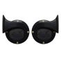 AllExtreme SHON WINDTONE HORN for Bike & Car Horns Super Loud Sound Air Siren (12V, Black & Gold, 2 Pcs)