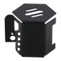 AllExtreme EXSTD04 Disk Brake Cover Bike Front Disc Fluid Oil Reservoir Stainless Steel Handle Tank Cap Custom Fit For Motorcycle Portable Sturdy Design (Black)