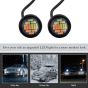 Allextreme EXLPL02 9W License Number Plate LED Light Low Power Consumption Universal Fit Energy Efficient & Bright for Car & Bikes (Amber & White, 2 Pcs)