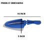 AllExtreme EXTP41B 7/8" 22mm Bike Hand Guard with LED Light Turn Signal Indicator Universal Handle Protector Shield Handlebar Protection Gear Extra Durable (Blue)