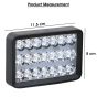 Allextreme 63W 21 LED Fog Light With Mounting Brackets Powerful Lighting Waterproof Bright Bulb Universal Fit For Car & Motorcycle (White, Pack of 1)