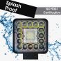 Allextreme 98W 41 LED Fog Light With Mounting Brackets Powerful Lighting Range Waterproof Ultra Bright Bulb For Car & Motorcycle (White, Pack of 2)