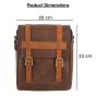 Allextreme EXSBR02 Magnetic Bike Fuel Tank Bag Portable with Sturdy Lock Design & Rain Cover Universal Fit Leather Sling Storage for All Motorcycles (Brown, 1 Pc)