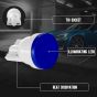 Allextreme Universal T10 LED Parking Light Super Bright Interior Pilot License Plate Dome Indicator Lamp Bulb for Car Bike and Motorcycle (1W, Blue, 2 PCS)