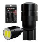 Allextreme Universal T10 LED Parking Light 6000K White Super Bright Interior Pilot License Plate Dome Indicator Lamp Bulb for Car Bike and Motorcycle (1W, Black, 2 PCS)