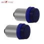 Allextreme BA9S LED Parking Light SMD Interior Pilot License Plate Dome Indicator Lamp Bulb for Car Bike and Motorcycle (2W, Blue, 2 PCS)