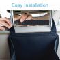Allextreme EXTCOT1 Backseat Trunk Organizer Anti-slip Storage Hanging Utility Tool Foldable Space Saver Bag with Large Capacity for Cars, SUVs & Trucks (Black)