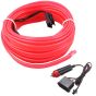 AllExtreme EXCL5MR 12 V LED Cold Light Line Flexible Neon Wire 5 Mtr Daytime Running Light Water Resistant Auto Lamps Strips Decorative & Ultra Bright for Car (Red, 1 Pc)