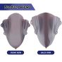 AllExtreme EXPVR16 Plastic Windscreen Visor Front Fairing Windshield Baffle Wind Deflectors for Yamaha R15 V3 (Grey)