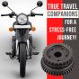 Allextreme EXSCA01 Heavy Duty Durable Self Gear Assembly Iron Material Compatible with Royal Enfield Electra, Classic & Standard (Black)