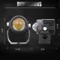 Allextreme EXMDL02 20W Mini Driving LED Fog Light Spot Beam Projector Lens Driving Lamp for Motorcycle, Truck & Car (Yellow & White, 2 Pcs)
