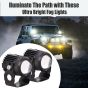 Allextreme EXMDL02 20W Mini Driving LED Fog Light Spot Beam Projector Lens Driving Lamp for Motorcycle, Truck & Car (Yellow & White, 2 Pcs)