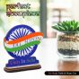 AllExtreme EXIF18 Indian Flag With Jai Hind Symbol For Office Desk, Table & Room Universal Showpiece Emblem Car Dashboard Decoration