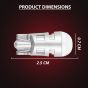 Allextreme EXRPL01 T10 LED Parking Light Super Bright Interior Pilot License Plate Dome Indicator Lamp Bulb Universal Fit for Car Bike and Motorcycle (Red)