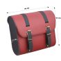 Allextreme EXBSL10 Bike Saddle Bag Water Resistant, Portable, Durable, PU Leather Built Ideal for Two Wheelers & Motorcycles Traveling (Maroon)