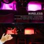 Allextreme EX12LRC4 6W 4 in 1 48 LED Lighting Kit with Car Charger, Sound Activated IR Wireless Remote Control Atmosphere Lamp (Multicolour, HHT-06)-Set of 4