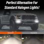 AllExtreme HYPERDRIVE LED Headlight Conversion Kit 75W Car Headlamp 6000K Super Bright White Beam Replaces Halogen,HID Waterproof LED Fog lamp Bulbs (1 Year Warranty,H8-H11)