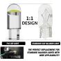 Allextreme EXGT10 Universal T10 LED Parking Light Super Bright Interior Pilot License Plate Dome Indicator Lamp Bulb for Car Bike and Motorcycle (Green)