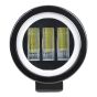 Allextreme Car 3 LED Lamp Headlight 40 Watt Driving Headlamp High Low Beam Chip DRL Fog Light for SUVs Trucks Sedans Motorcycle (30W, Pack of 1)