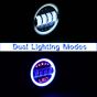 Allextreme EX27FW2 4 LED Headlight Lamp Universal Waterproof Off Road Driving CREE LED Fog Light with Mounting Brackets for Bike and Cars (27W, Blue & White, Pack of 2)