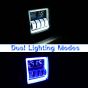 Allextreme EX27VF2 6 LED Headlight Lamp Universal Waterproof Off Road Driving CREE LED Fog Light with Mounting Brackets for Bike and Cars (27W, Blue & White, Pack of 2)