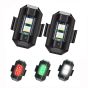 AllExtreme Aircraft Blinking Strobe LED Light Rechargeable Helmet Flashing Emergency Signal for Motorbike Bicycle Car Drones (Pack of 2)