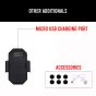 AllExtreme Aircraft Blinking Strobe LED Light Rechargeable Helmet Flashing Emergency Signal for Motorbike Bicycle Car Drones (Pack of 2)