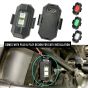 AllExtreme Aircraft Blinking Strobe LED Light Rechargeable Helmet Flashing Emergency Signal for Motorbike Bicycle Car Drones (Pack of 2)